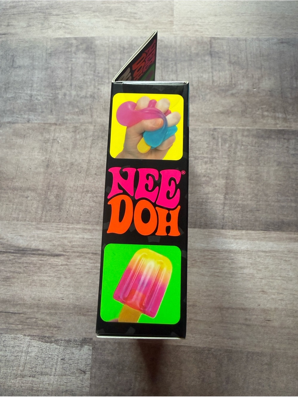 NEW Viral NeeDoh Nice-Sicle Super Solid Squish Rainbow Popsicle Fidget Toy Rare - Picture 5 of 5